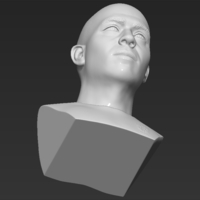Ronaldo Nazario Brazil bust 3D printing ready stl obj formats - Thumbnail 21