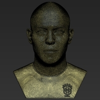 Ronaldo Nazario Brazil bust 3D printing ready stl obj formats - Thumbnail 22