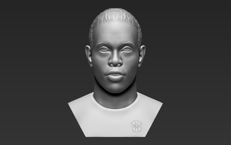 Ronaldinho bust 3D printing ready stl obj formats 3D Print 282970