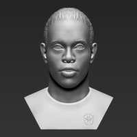 Small Ronaldinho bust 3D printing ready stl obj formats 3D Printing 282970
