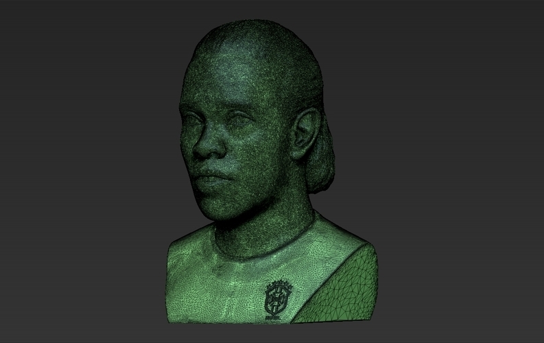 Ronaldinho bust 3D printing ready stl obj formats 3D Print 282972