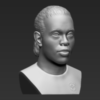 Ronaldinho bust 3D printing ready stl obj formats - Thumbnail 12