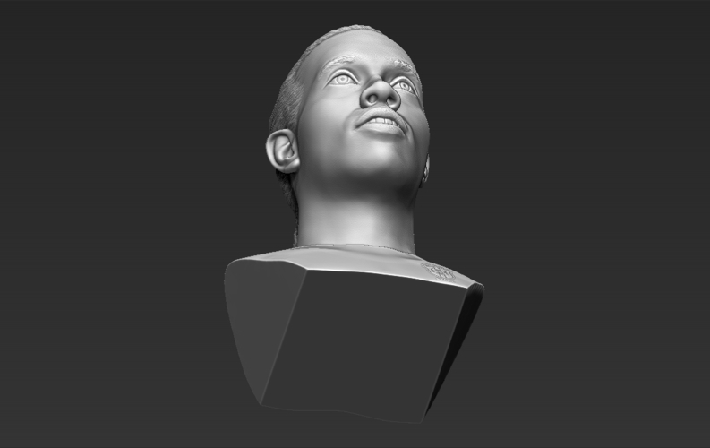Ronaldinho bust 3D printing ready stl obj formats 3D Print 282992