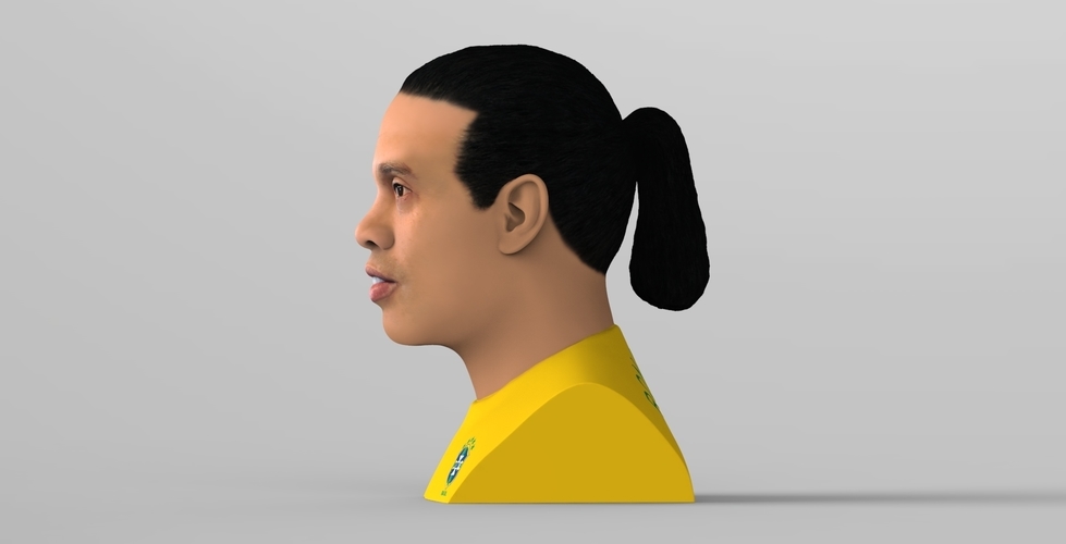Ronaldinho bust ready for full color 3D printing 3D Print 282996