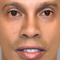 Ronaldinho bust ready for full color 3D printing - Thumbnail 7