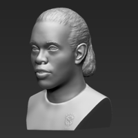 Ronaldinho bust ready for full color 3D printing - Thumbnail 12