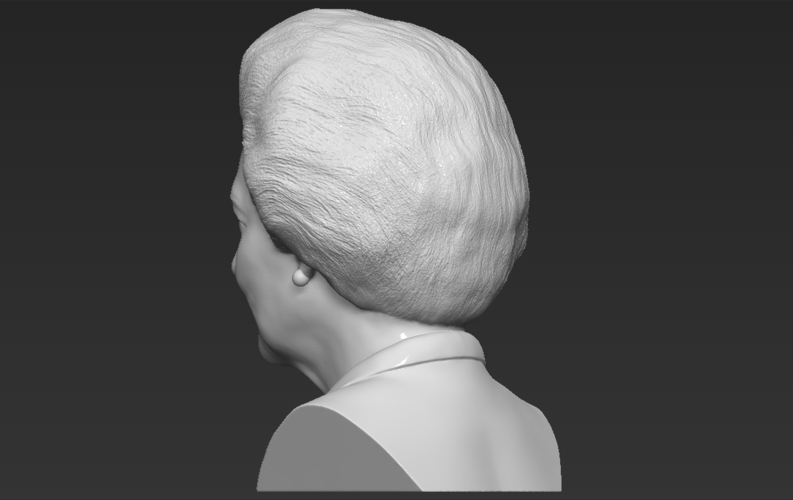 Margaret Thatcher bust 3D printing ready stl obj formats 3D Print 283025