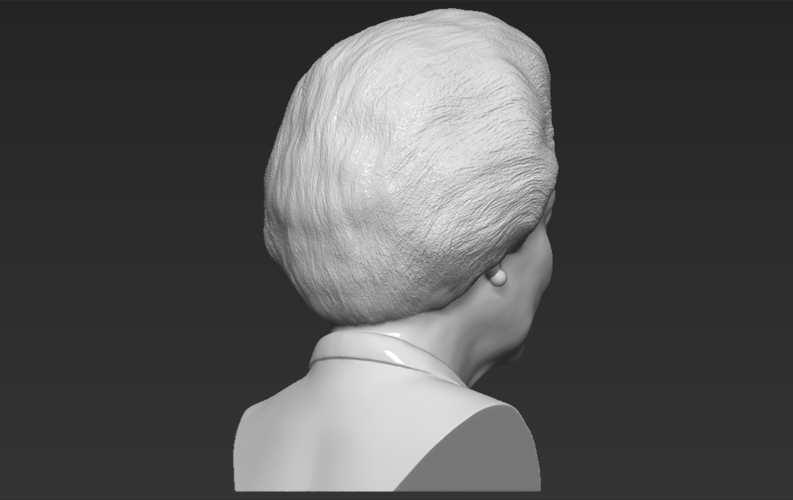Margaret Thatcher bust 3D printing ready stl obj formats 3D Print 283027