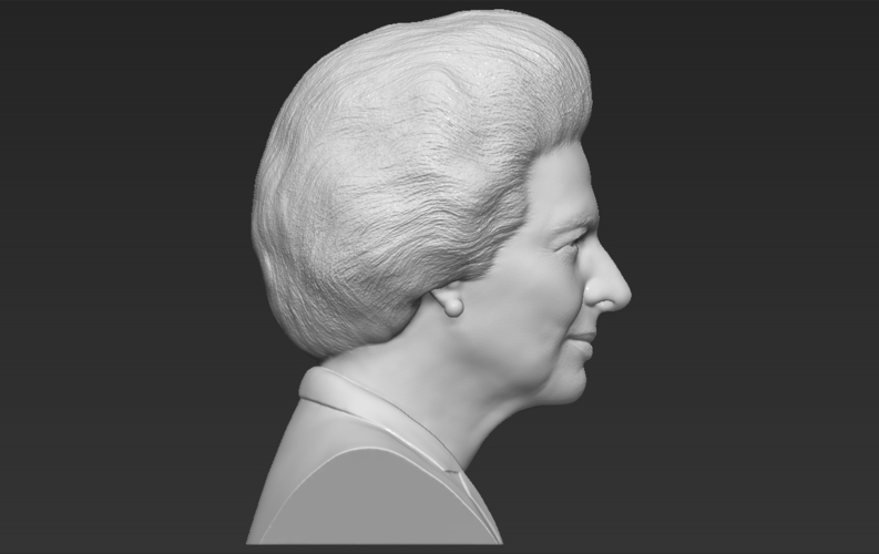 Margaret Thatcher bust 3D printing ready stl obj formats 3D Print 283028