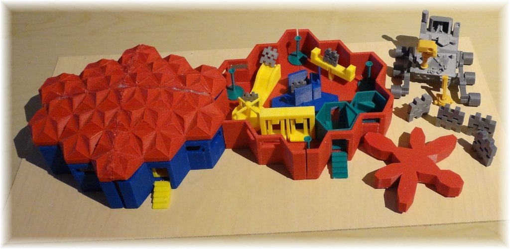 Mars Base for a family 3D Print 28303