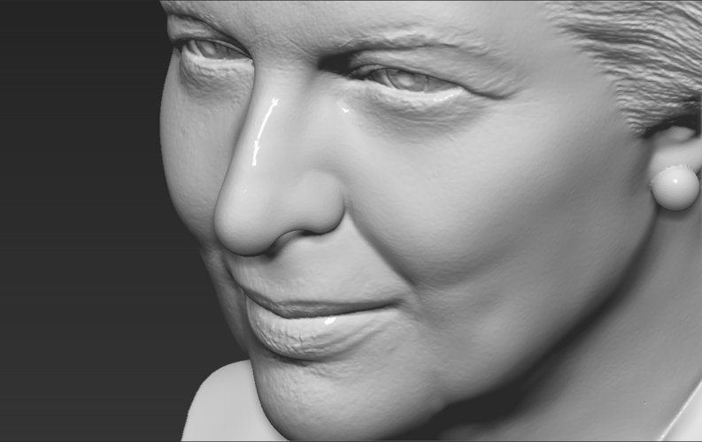 Margaret Thatcher bust 3D printing ready stl obj formats 3D Print 283036