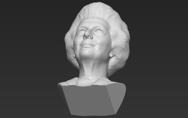 Margaret Thatcher bust 3D printing ready stl obj formats 3D Print 283039