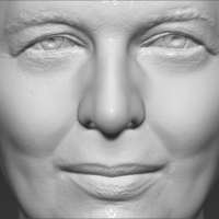 Margaret Thatcher bust ready for full color 3D printing - Thumbnail 14