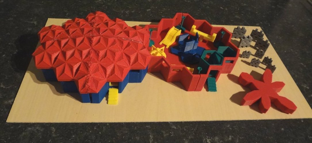 Mars Base for a family 3D Print 28307
