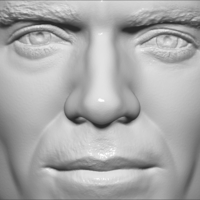 Geralt of Rivia The Witcher Cavill bust 3D printing ready - Thumbnail 14