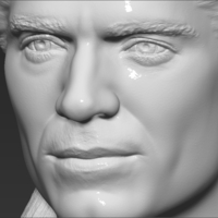 Geralt of Rivia The Witcher Cavill bust 3D printing ready - Thumbnail 16