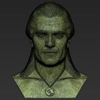 Geralt of Rivia The Witcher Cavill bust 3D printing ready - Thumbnail 22
