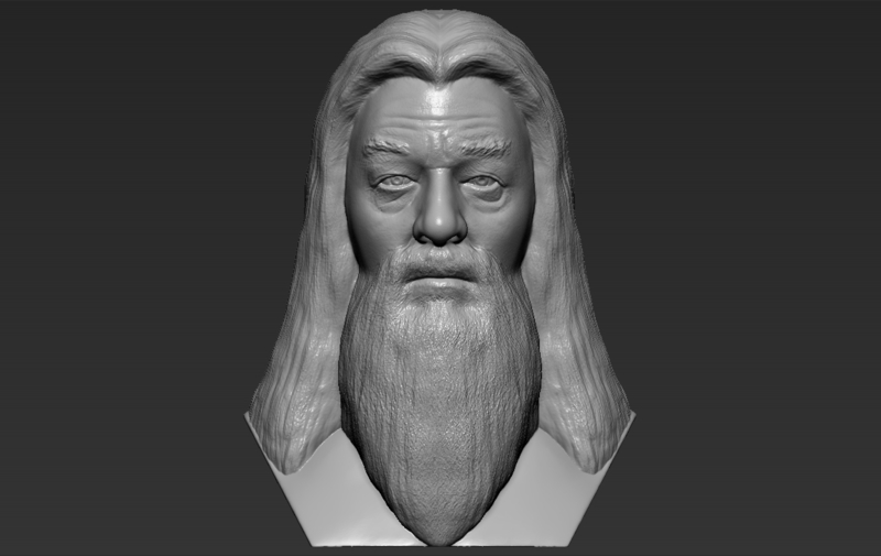 Dumbledore from Harry Potter bust 3D printing ready stl obj