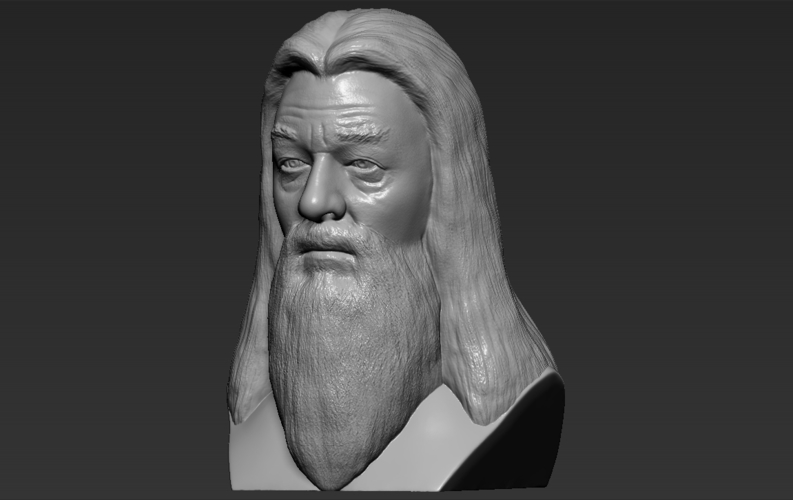 Dumbledore from Harry Potter bust 3D printing ready stl obj 3D Print 283108