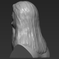 Dumbledore from Harry Potter bust 3D printing ready stl obj - Thumbnail 5