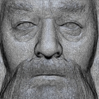 Dumbledore from Harry Potter bust for full color 3D printing - Thumbnail 21