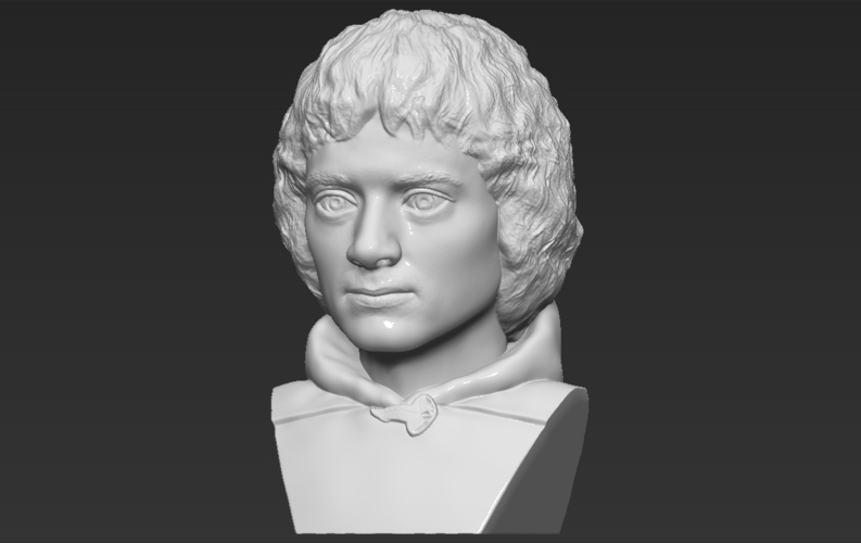 Frodo Baggins The Lord of the Rings bust 3D printing ready 3D Print 283153