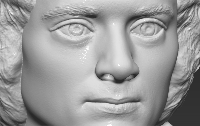 Frodo Baggins The Lord of the Rings bust 3D printing ready 3D Print 283167