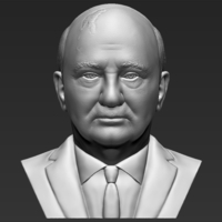 Small Mikhail Gorbachev bust 3D printing ready stl obj formats 3D Printing 283175