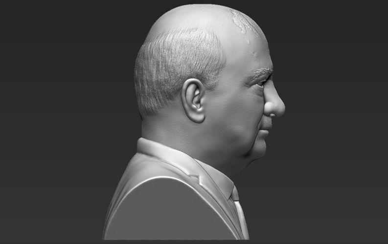 Mikhail Gorbachev bust 3D printing ready stl obj formats 3D Print 283182