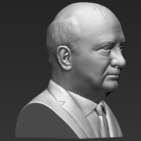 Mikhail Gorbachev bust 3D printing ready stl obj formats - Thumbnail 9