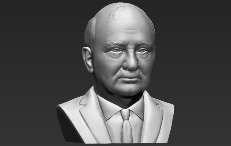 Mikhail Gorbachev bust 3D printing ready stl obj formats 3D Print 283185