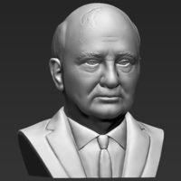 Mikhail Gorbachev bust 3D printing ready stl obj formats - Thumbnail 11