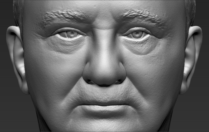 Mikhail Gorbachev bust 3D printing ready stl obj formats 3D Print 283190