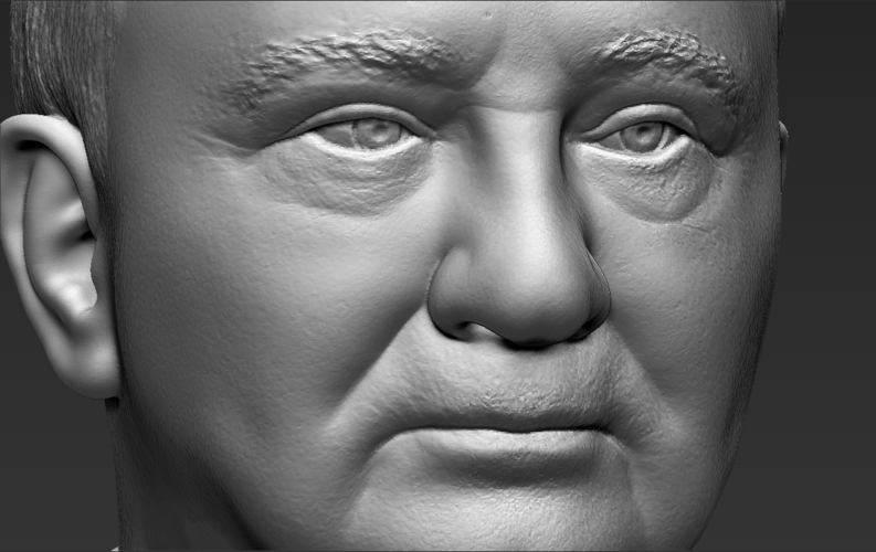Mikhail Gorbachev bust 3D printing ready stl obj formats 3D Print 283191
