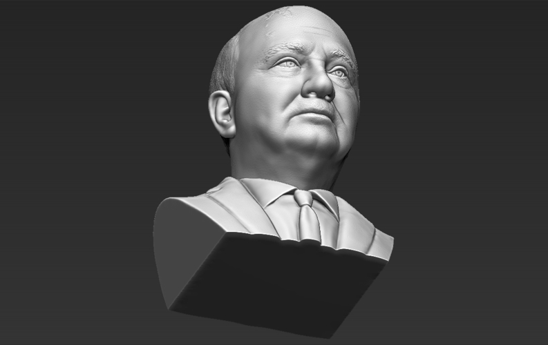 Mikhail Gorbachev bust 3D printing ready stl obj formats 3D Print 283194