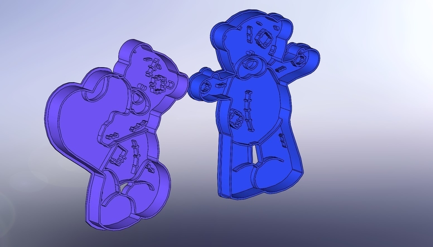 Teddy bear shirt- 100 (Free) 3D Print 283267