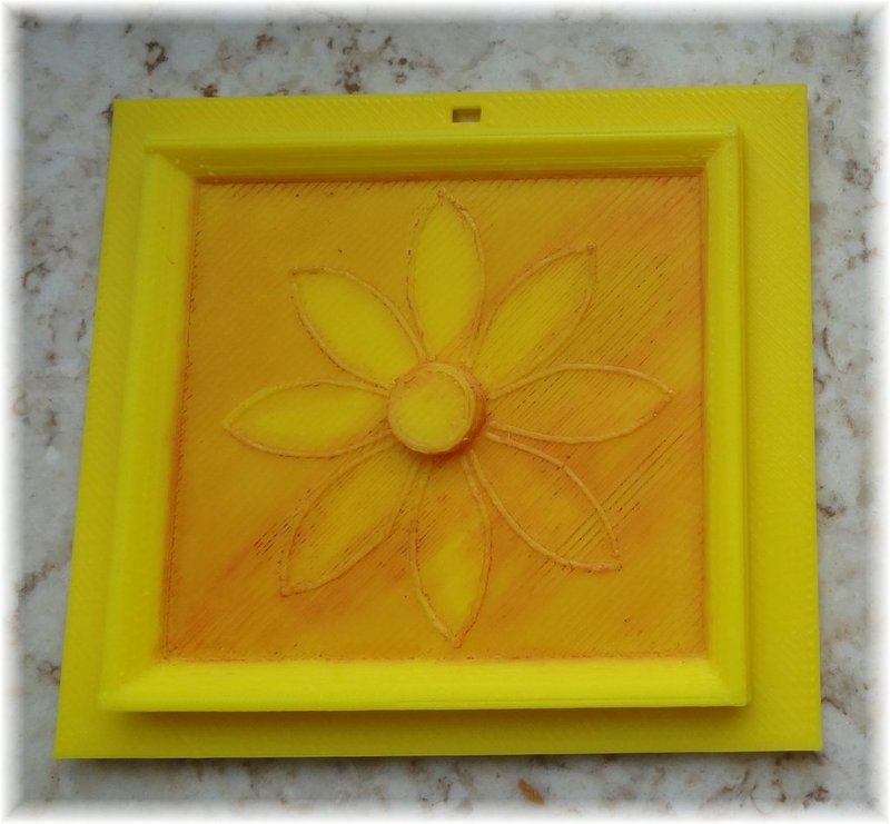 3D sculptures in a 3D picture frame