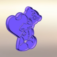 Teddy bear with a heart-100 (Free) - Thumbnail 1