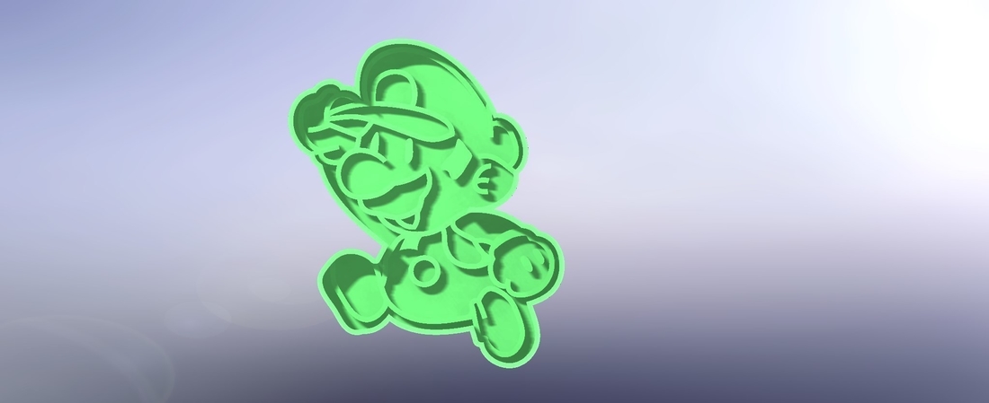  Mario cookie cutter-60 (Free) 3D Print 283334