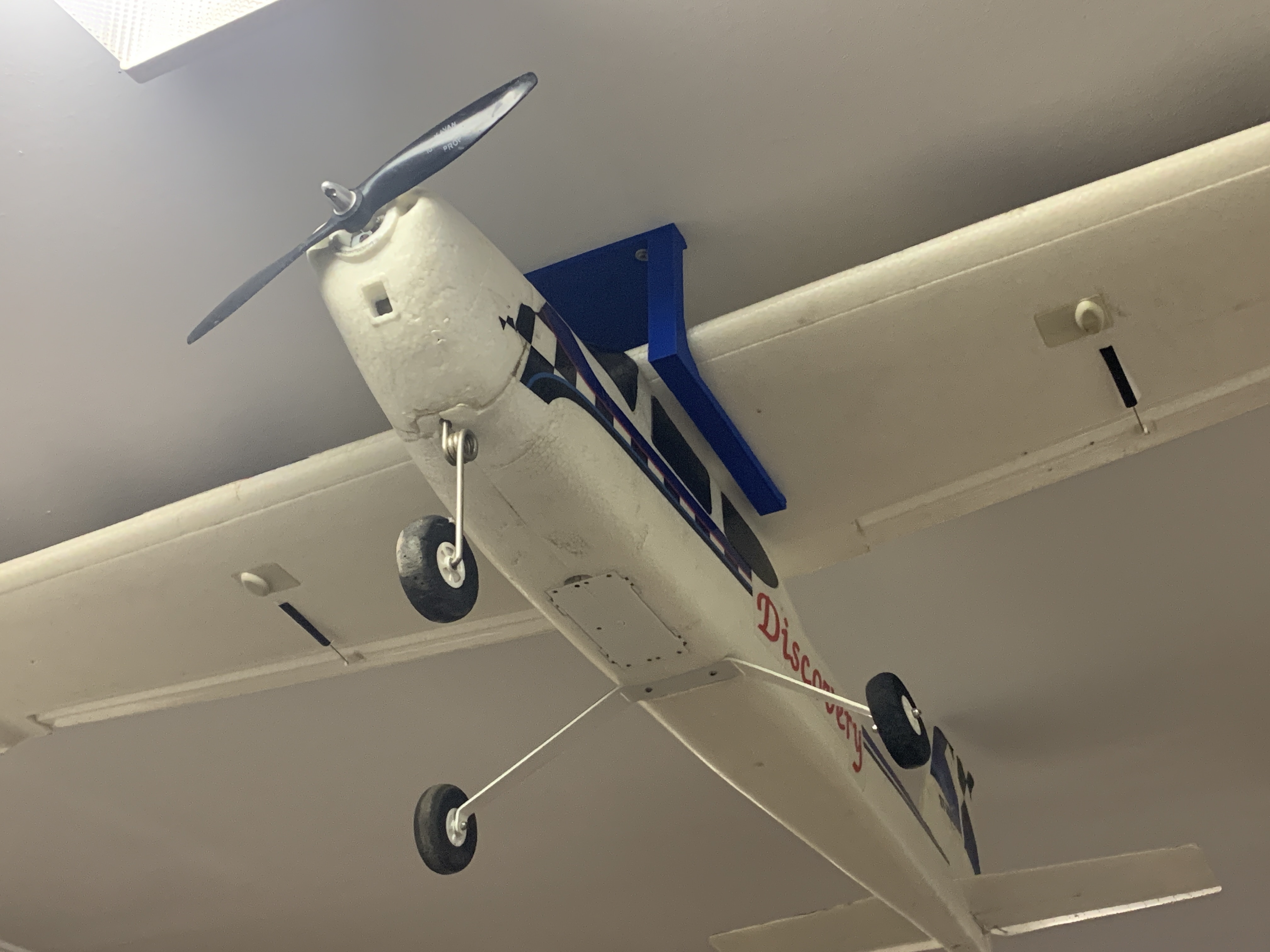 3D Printed Model RC Plane hanger by Mark Pinshape