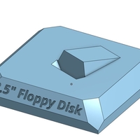 3.5" Floppy disk stand - totem - Thumbnail 1