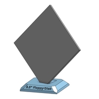 3.5" Floppy disk stand - totem - Thumbnail 2