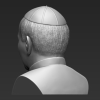 Pope John Paul II bust 3D printing - Thumbnail 5