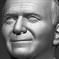 Pope John Paul II bust 3D printing - Thumbnail 18