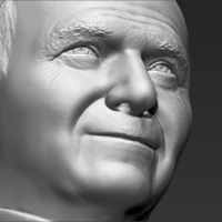 Pope John Paul II bust 3D printing - Thumbnail 19
