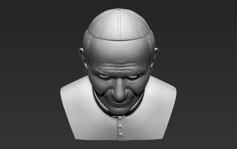 Pope John Paul II bust 3D printing 3D Print 283415