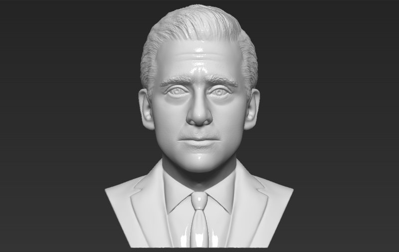 Michael Scott The Office bust 3D printing ready stl obj formats