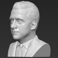 Michael Scott The Office bust 3D printing ready stl obj formats - Thumbnail 3