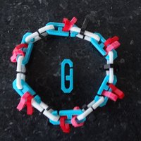 Small Letter G chain 3D Printing 28349