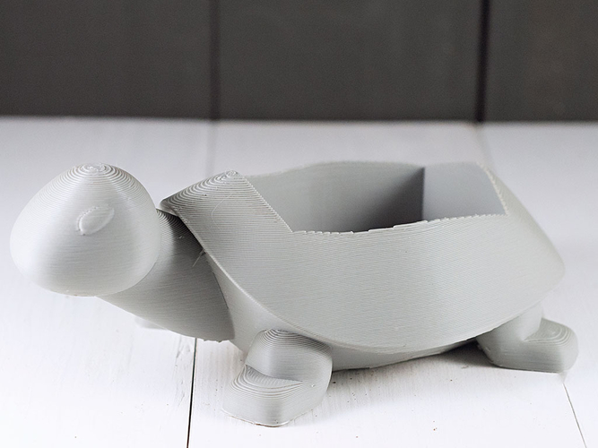 Turtle Planter 3D Print 283491